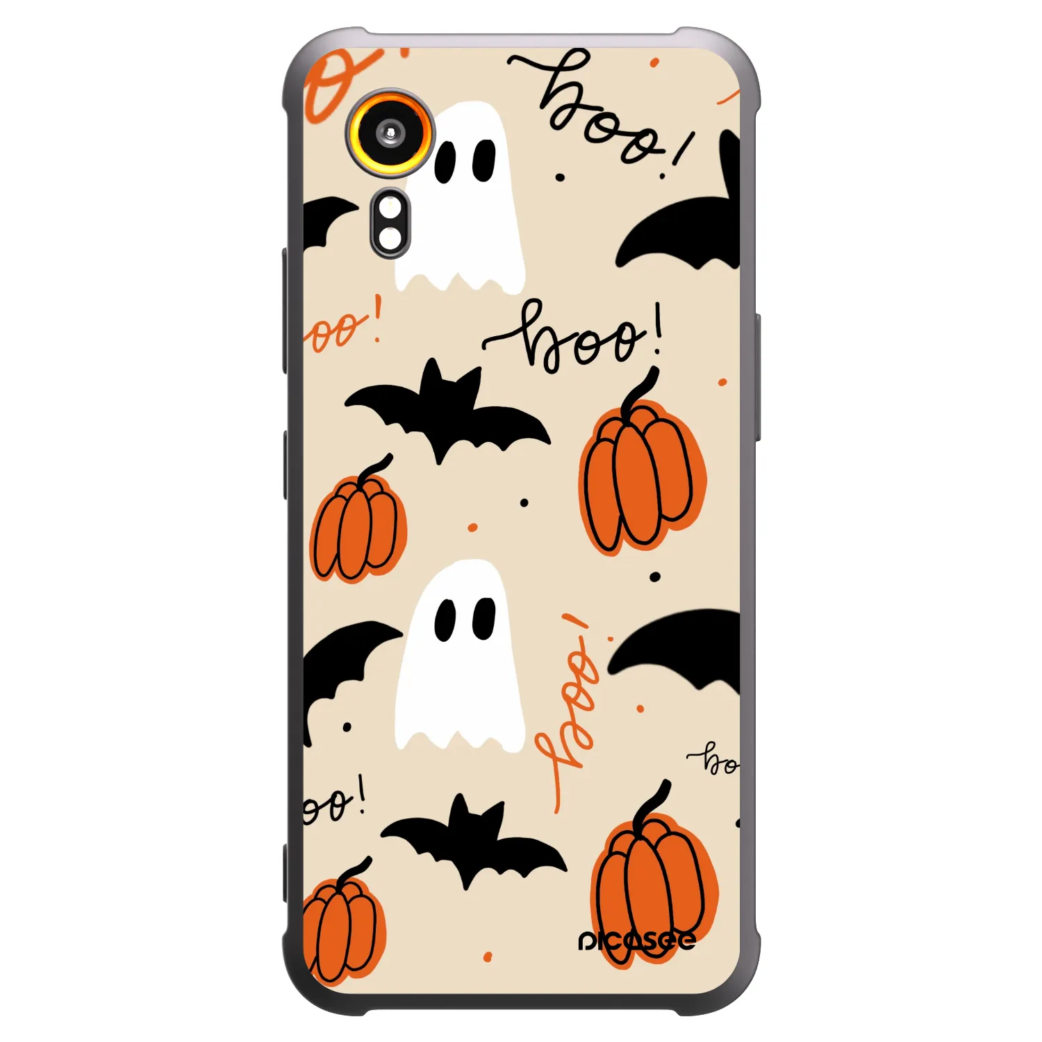 Picasee fekete szilikon tok az alábbi mobiltelefonokra Samsung Galaxy XCover 7 - Halloween 26