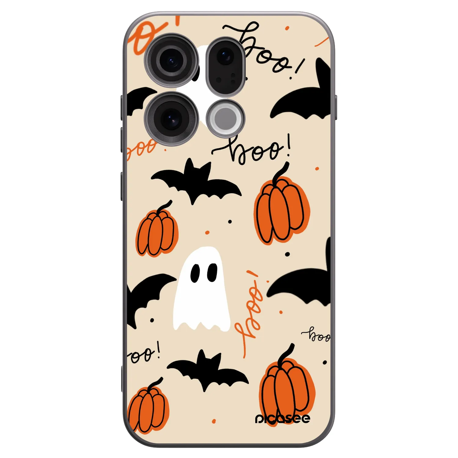 Picasee fekete szilikon tok az alábbi mobiltelefonokra OPPO Find X9 - Halloween 26