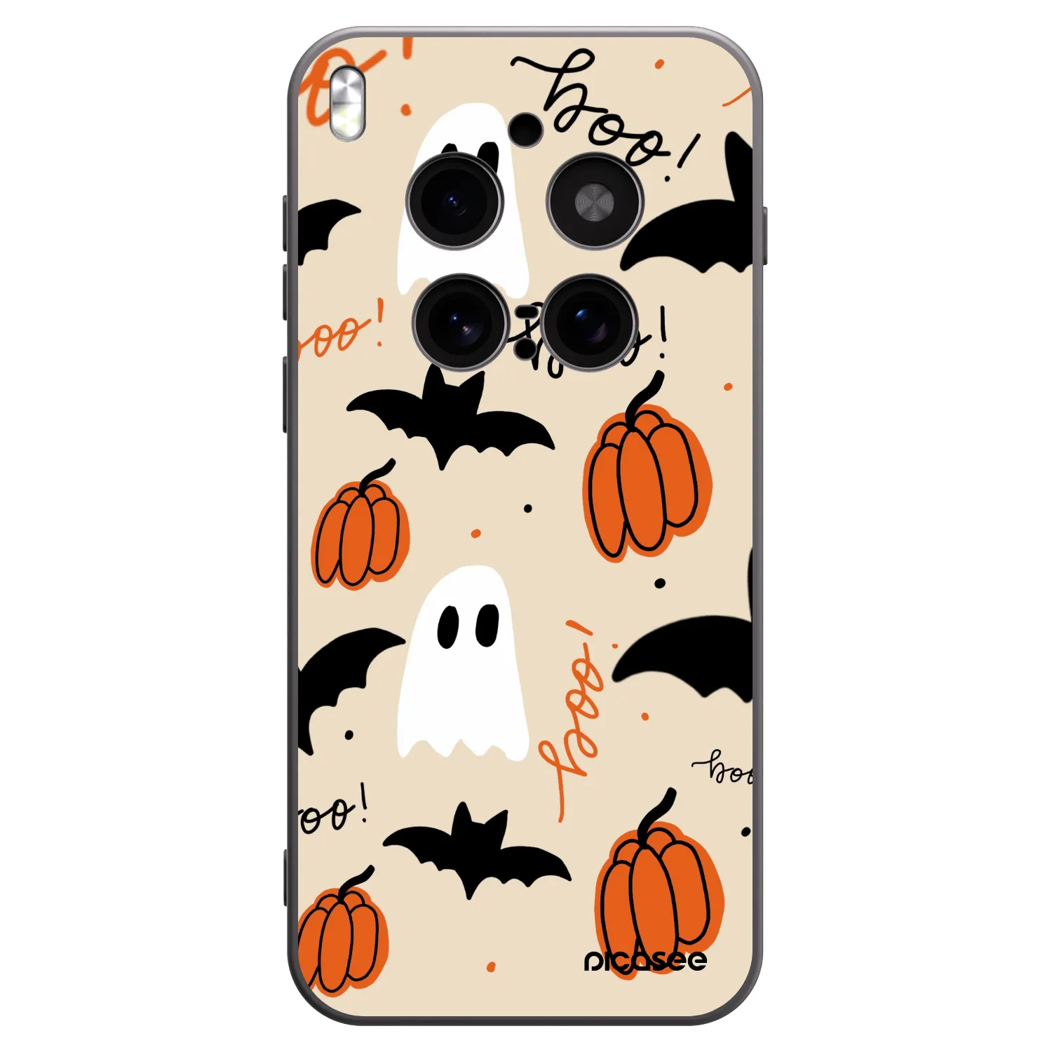 Picasee fekete szilikon tok az alábbi mobiltelefonokra Vivo X300 Pro - Halloween 26