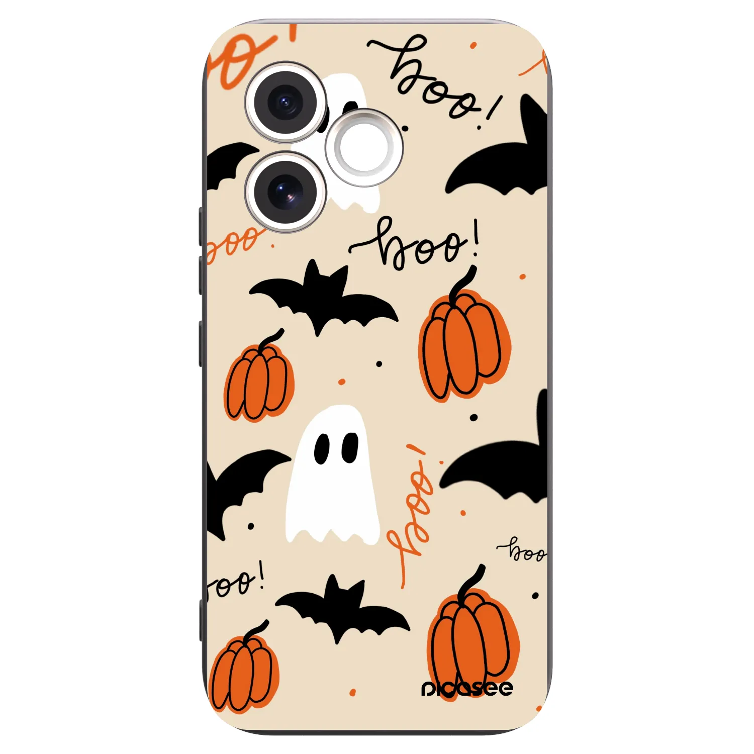 Picasee fekete szilikon tok az alábbi mobiltelefonokra Honor 600 Lite - Halloween 26