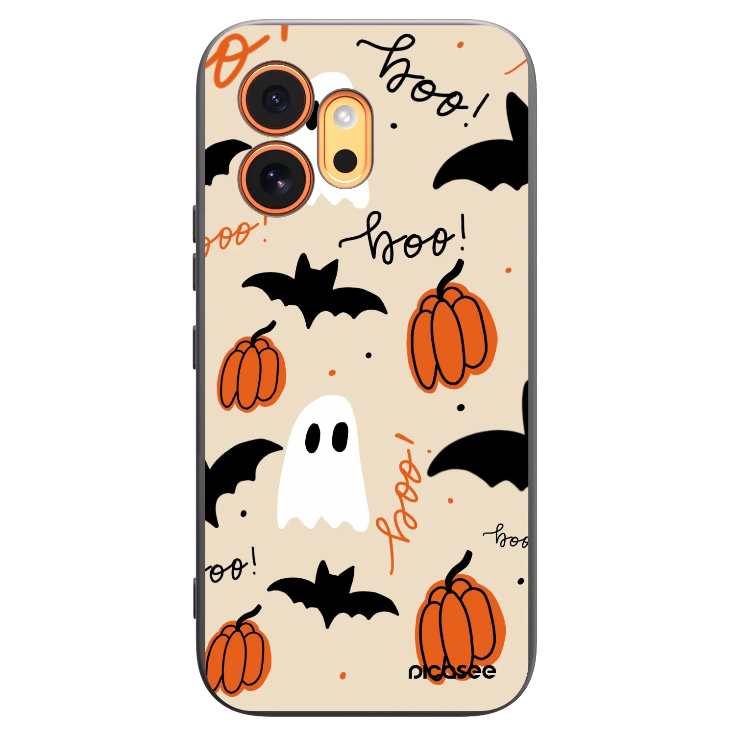 Picasee fekete szilikon tok az alábbi mobiltelefonokra Honor 600 - Halloween 26
