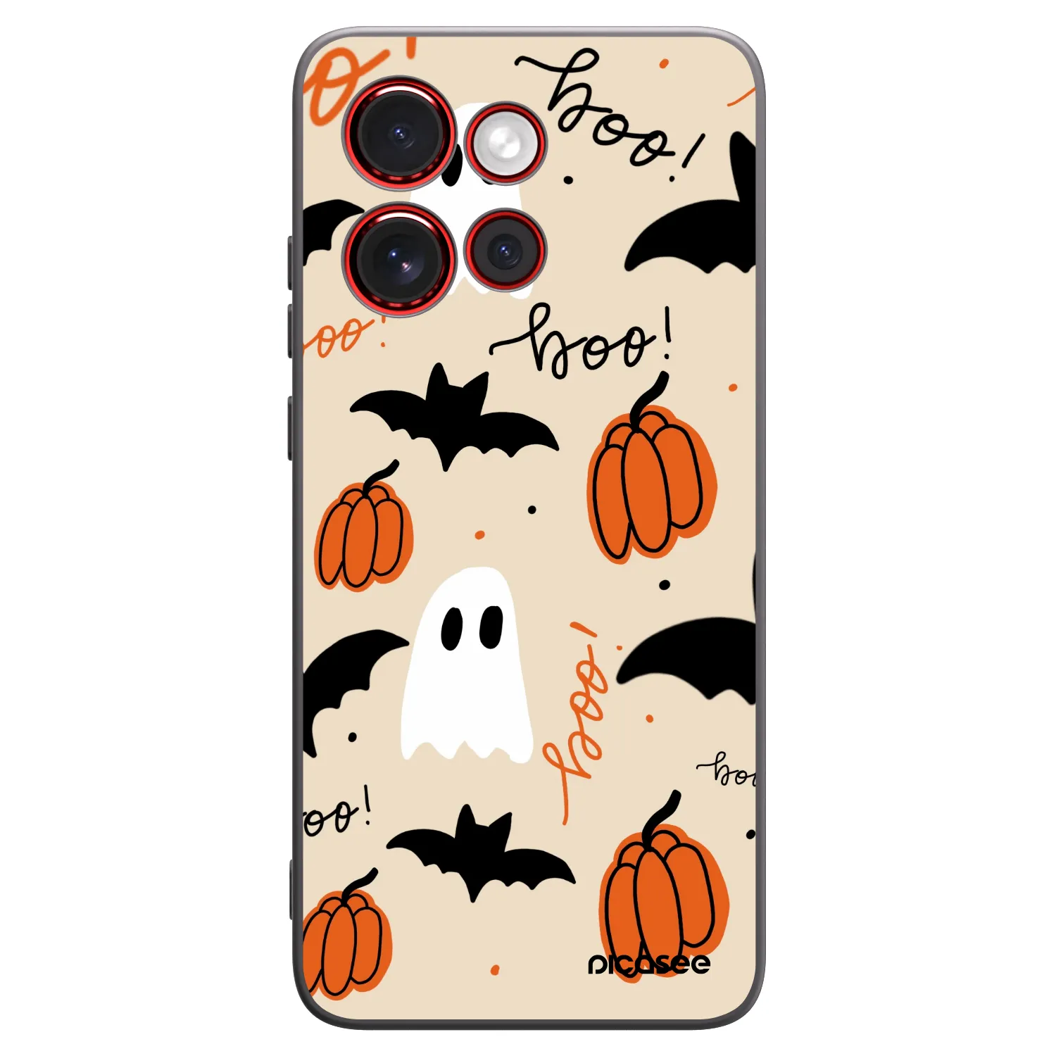 Picasee fekete szilikon tok az alábbi mobiltelefonokra Motorola Edge 60 Neo 5G - Halloween 26