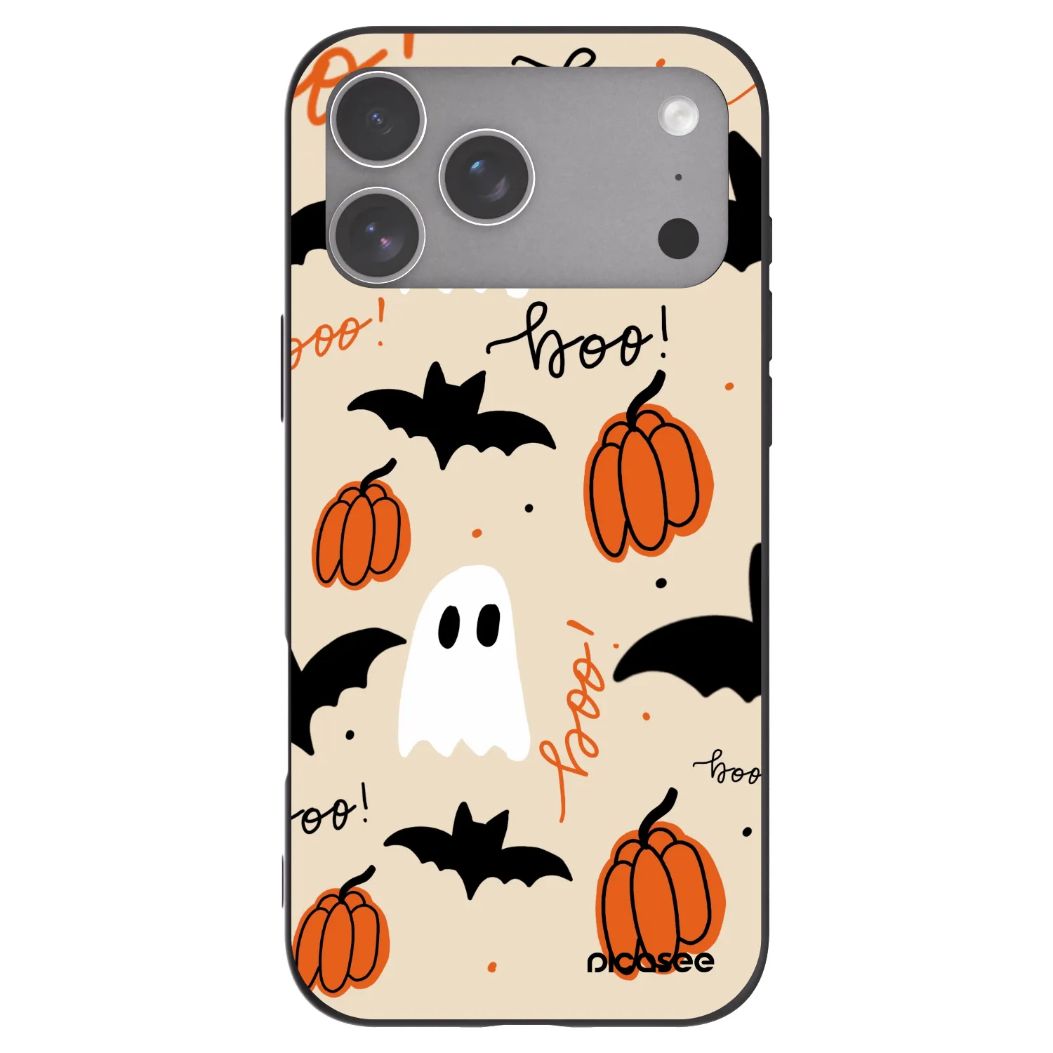 Picasee fekete szilikon tok az alábbi mobiltelefonokra Apple iPhone 18 Pro Max - Halloween 26