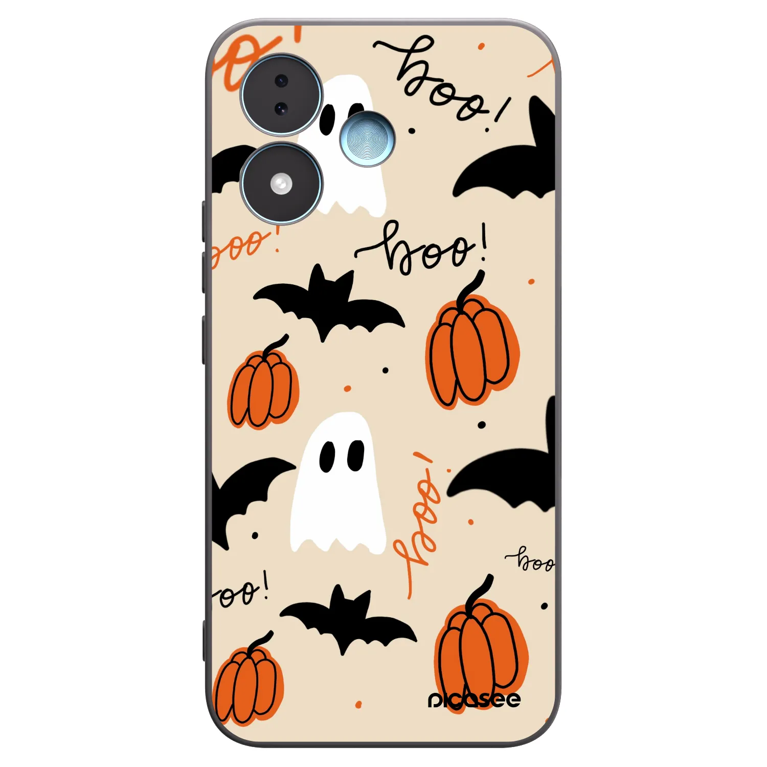 Picasee fekete szilikon tok az alábbi mobiltelefonokra Xiaomi Redmi Note 17 5G - Halloween 26