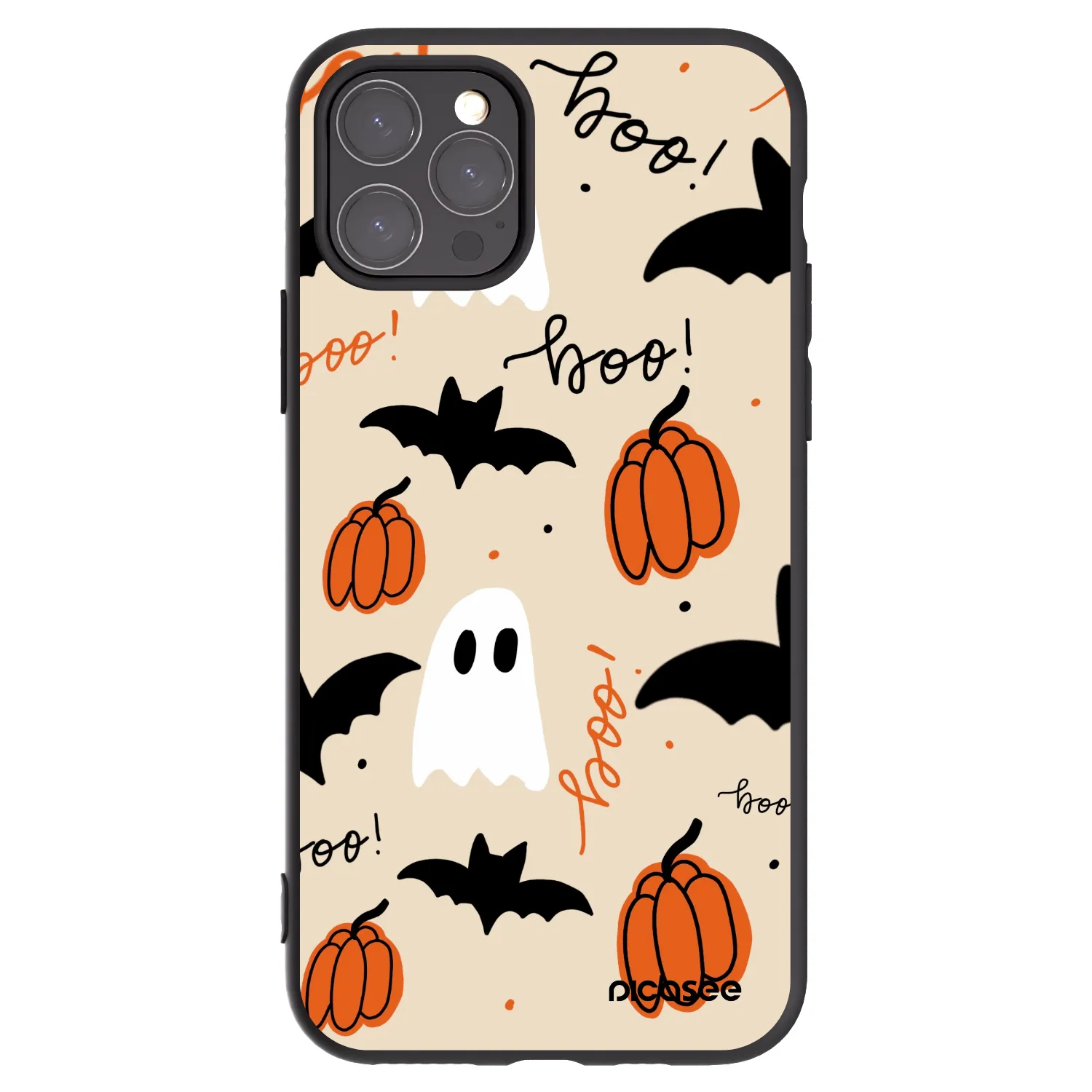 Picasee fekete szilikon tok az alábbi mobiltelefonokra Apple iPhone 11 Pro - Halloween 26