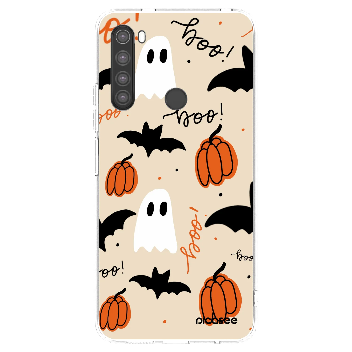 Picasee átlátszó szilikon tok az alábbi mobiltelefonokra Xiaomi Redmi Note 8 - Halloween 26