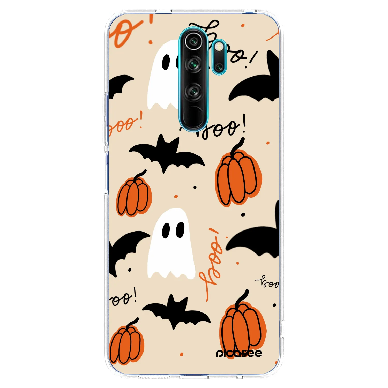 Picasee átlátszó szilikon tok az alábbi mobiltelefonokra Xiaomi Redmi Note 8 Pro - Halloween 26