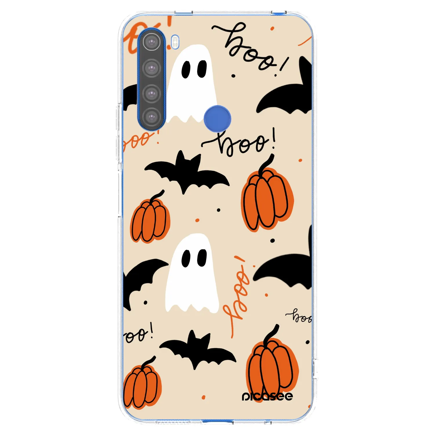 Picasee átlátszó szilikon tok az alábbi mobiltelefonokra Xiaomi Redmi Note 8T - Halloween 26