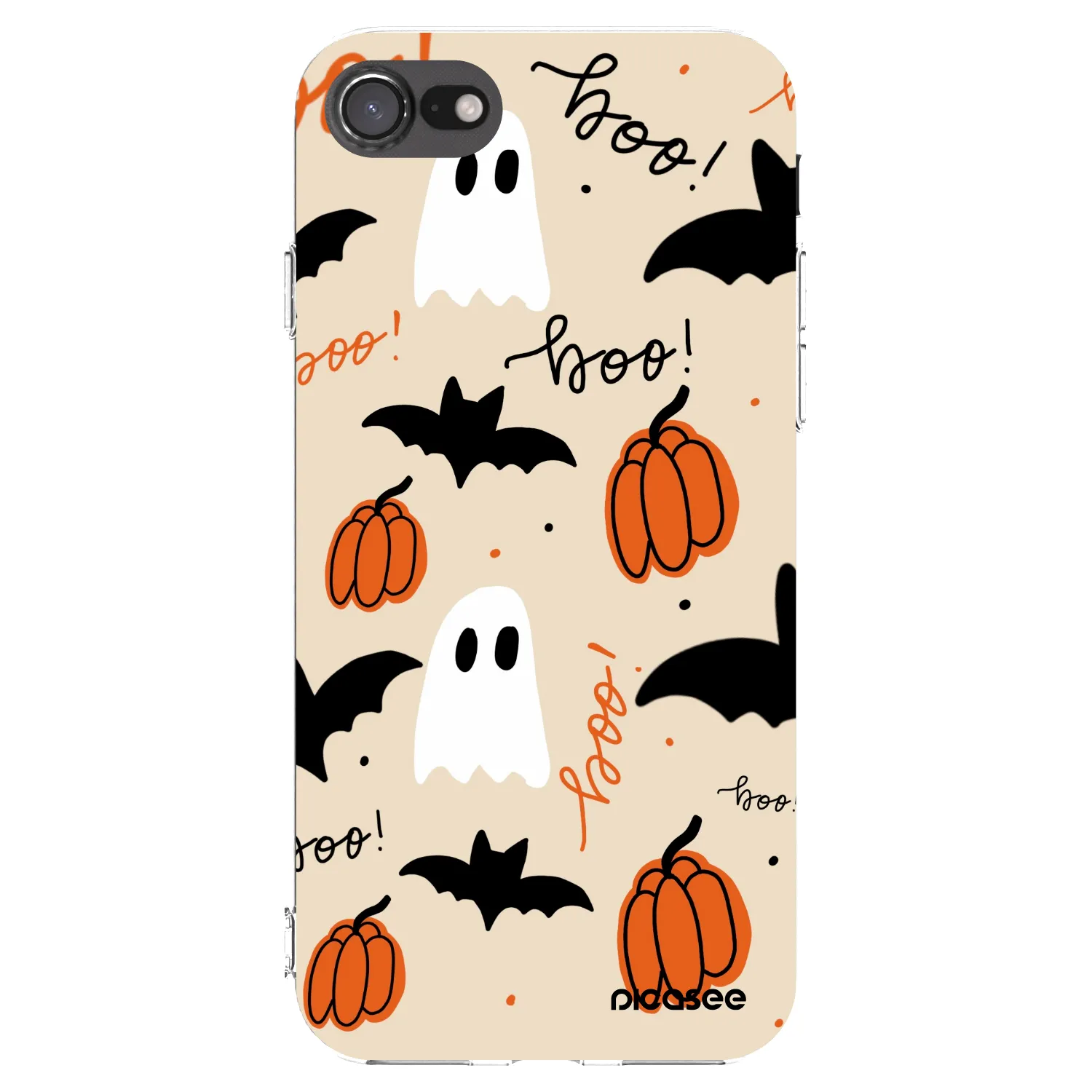 Picasee átlátszó szilikon tok az alábbi mobiltelefonokra Apple iPhone SE 2020 - Halloween 26