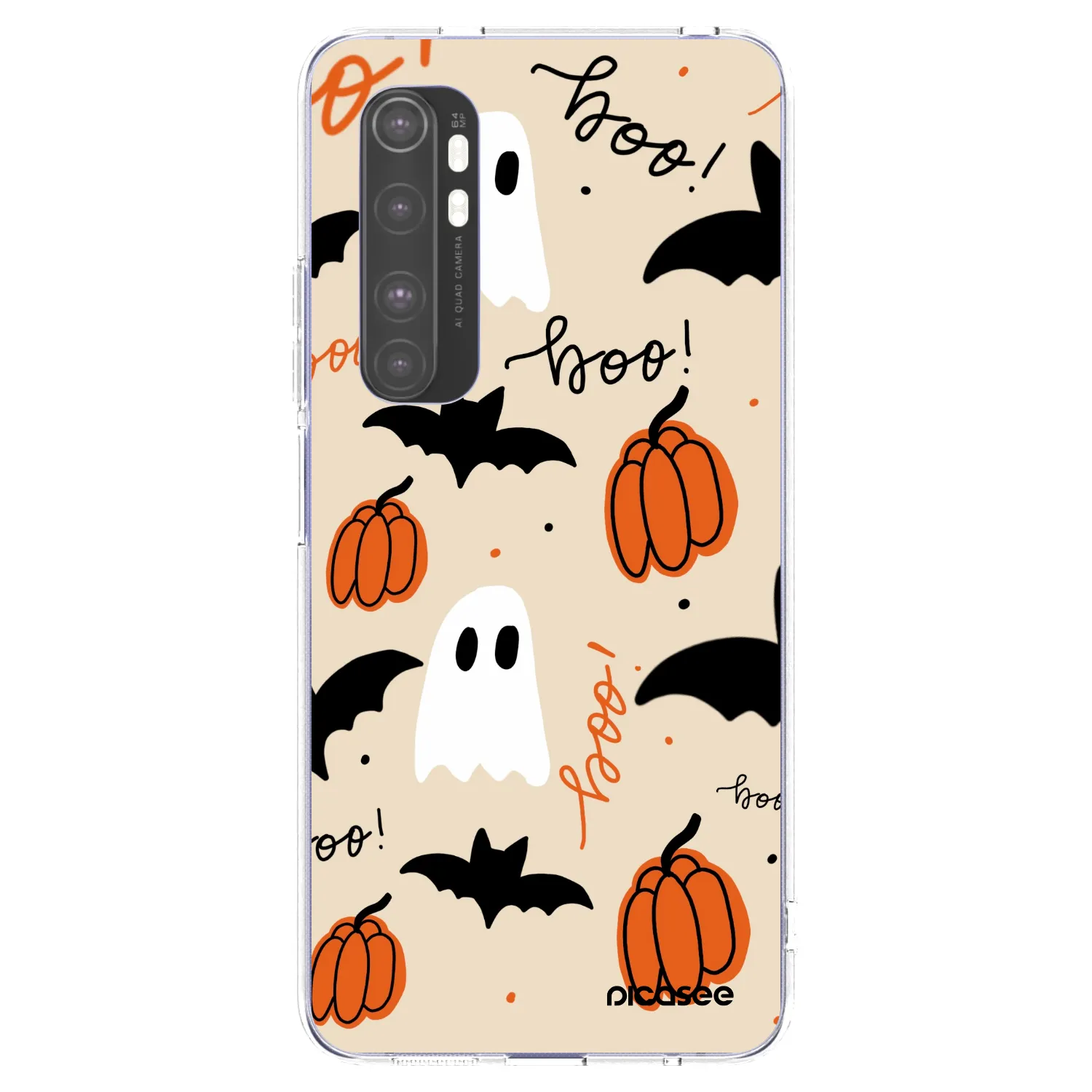 Picasee átlátszó szilikon tok az alábbi mobiltelefonokra Xiaomi Mi Note 10 Lite - Halloween 26
