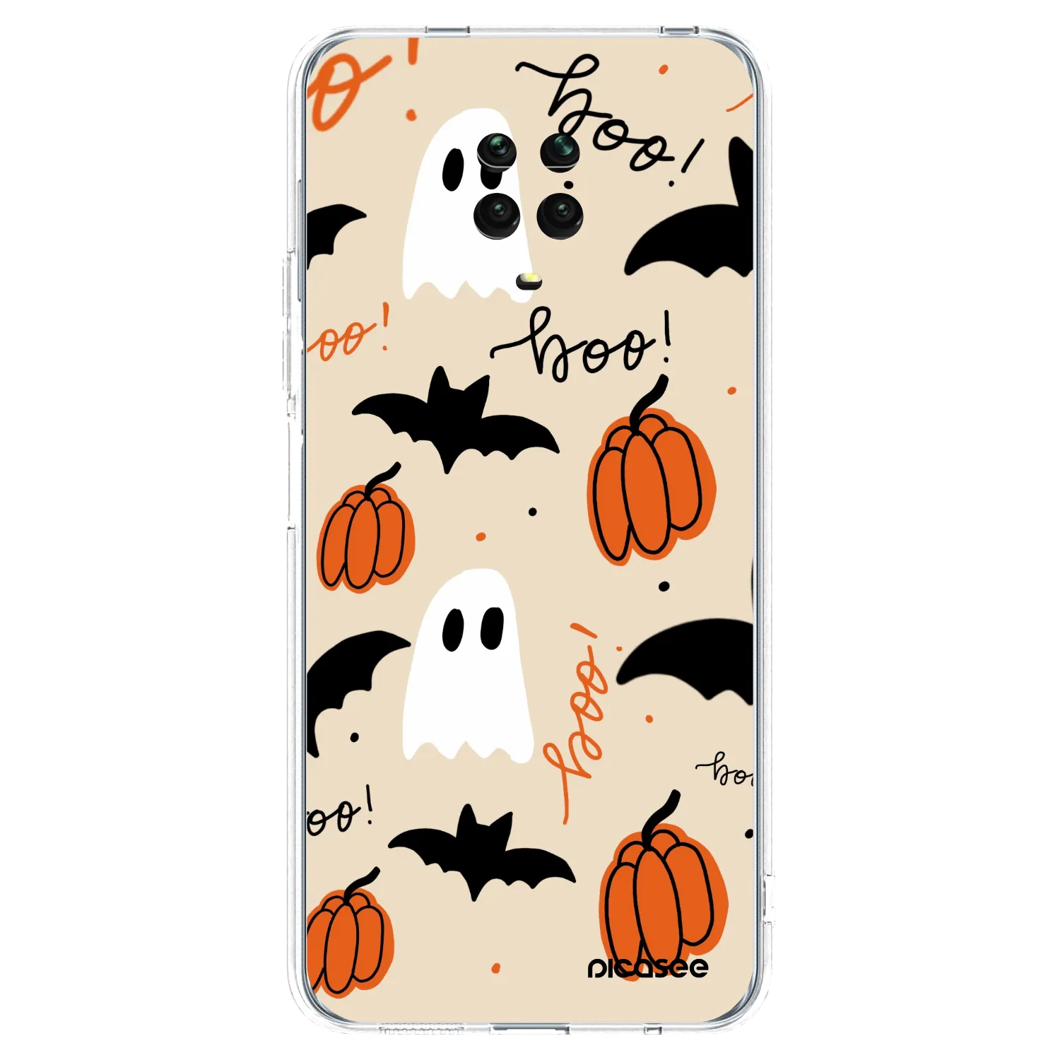 Picasee átlátszó szilikon tok az alábbi mobiltelefonokra Xiaomi Redmi Note 9S - Halloween 26