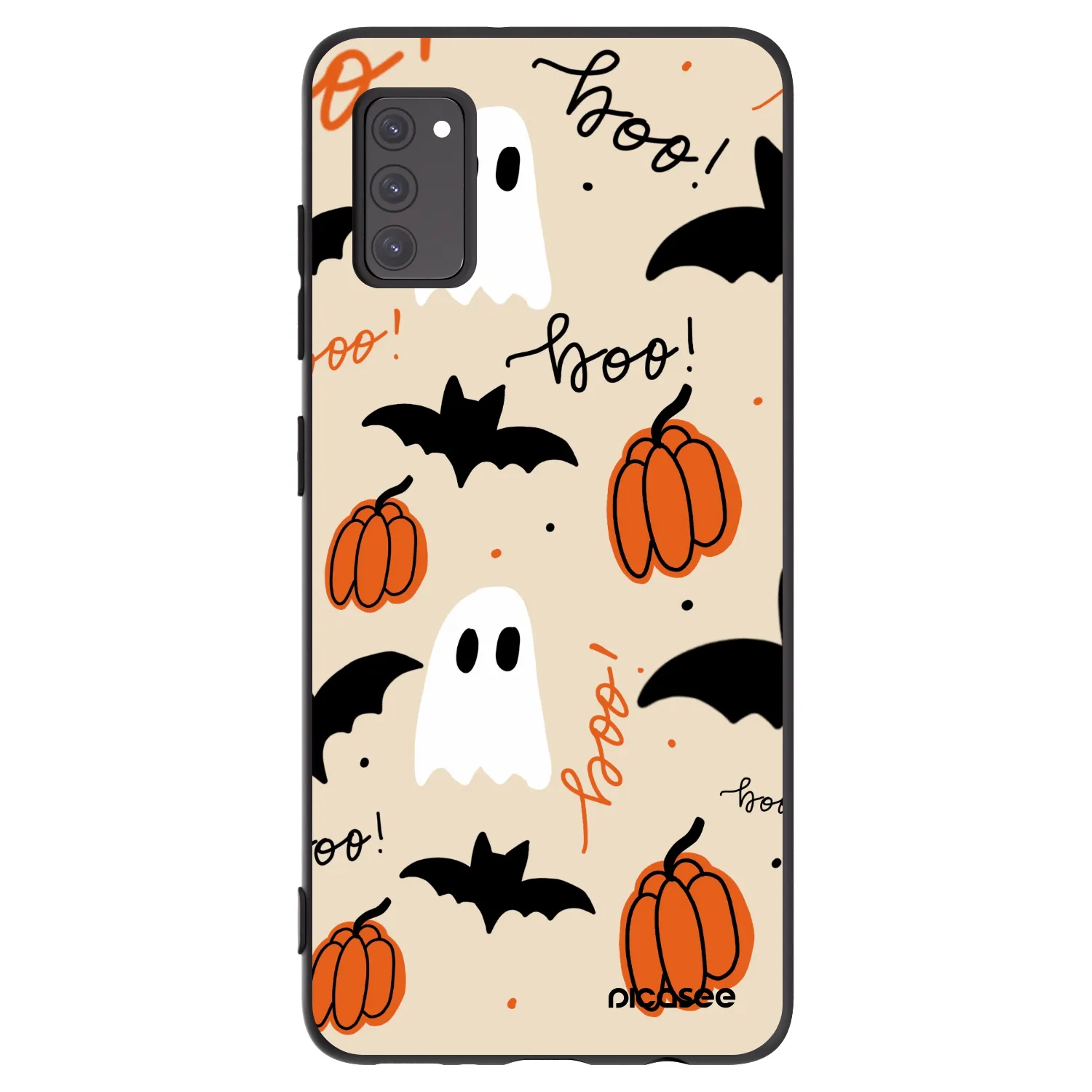 Picasee fekete szilikon tok az alábbi mobiltelefonokra Samsung Galaxy A41 A415F - Halloween 26