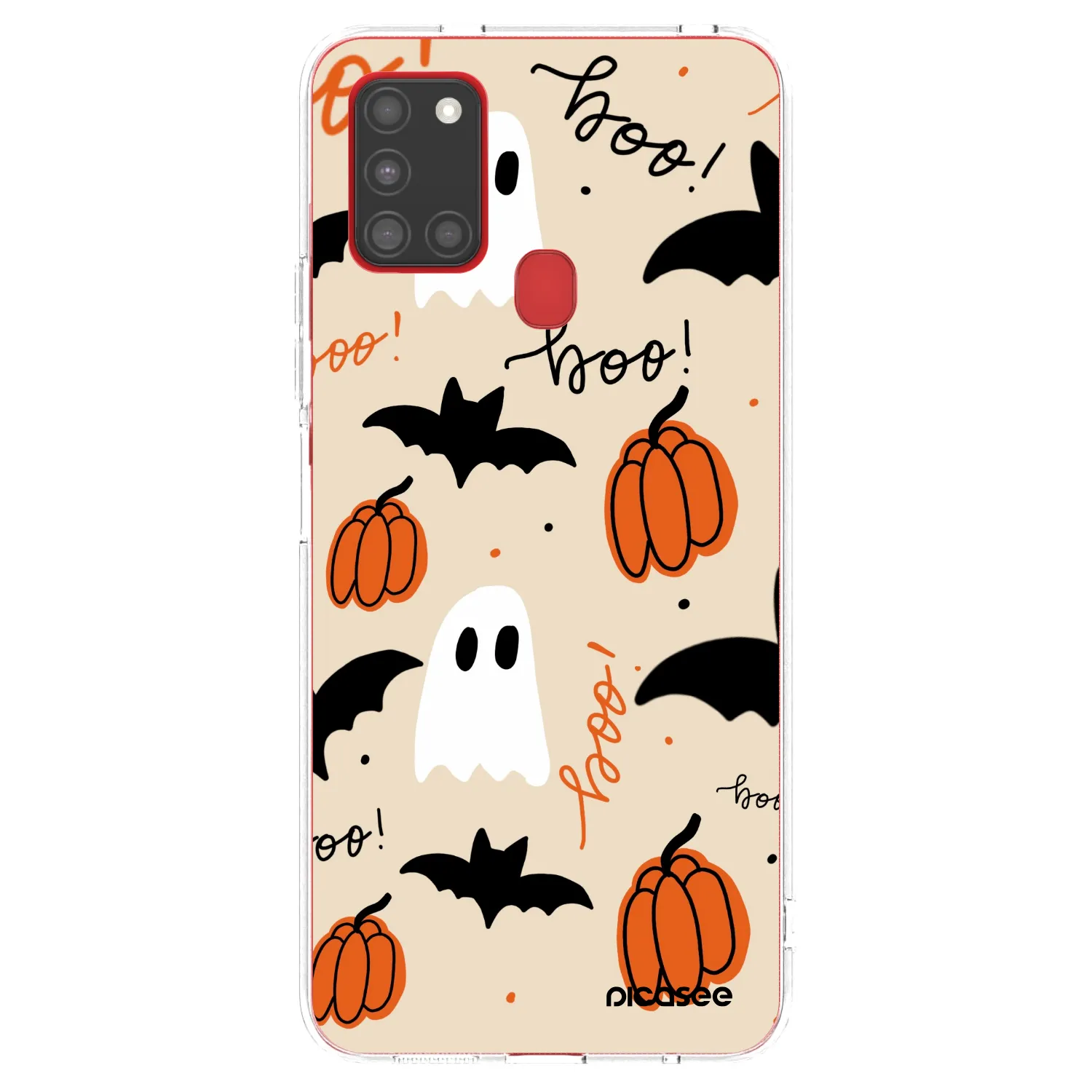 Picasee átlátszó szilikon tok az alábbi mobiltelefonokra Samsung Galaxy A21s - Halloween 26