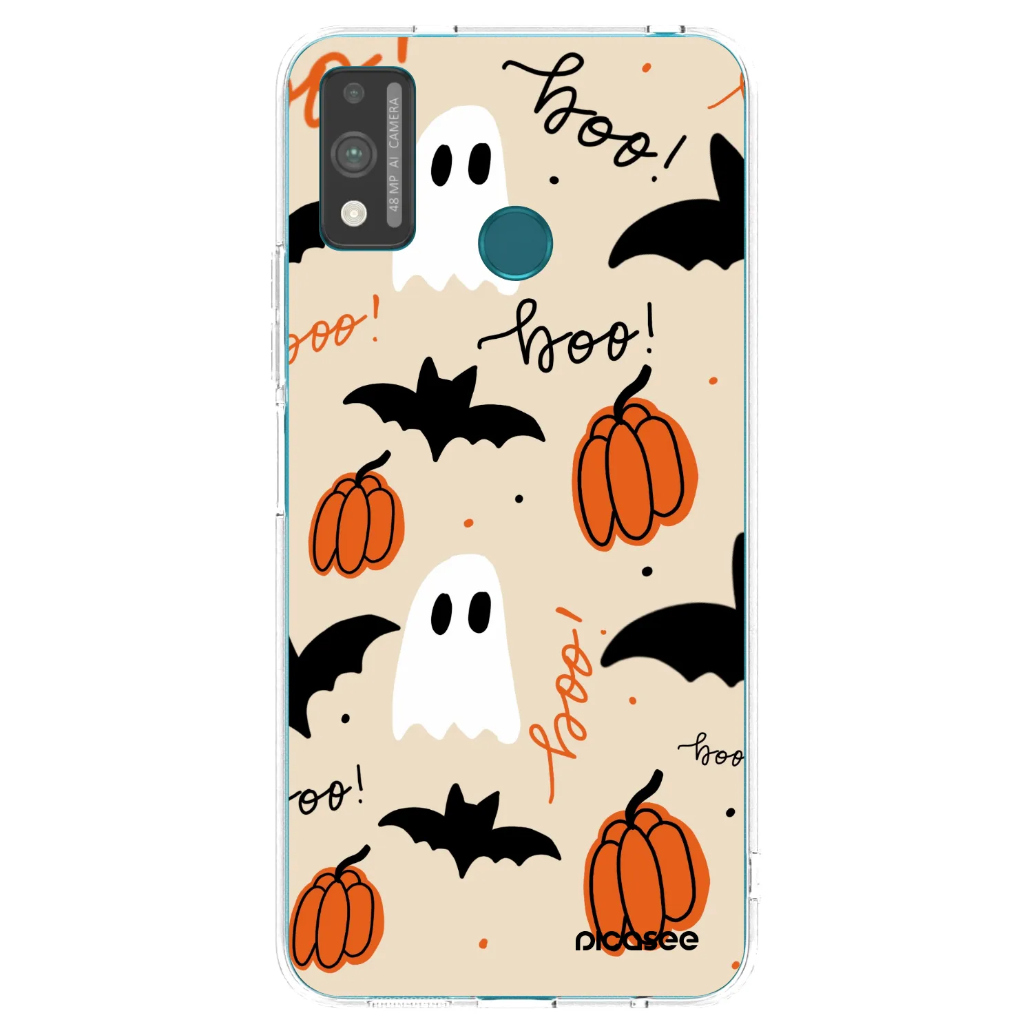 Picasee átlátszó szilikon tok az alábbi mobiltelefonokra Honor 9X Lite - Halloween 26