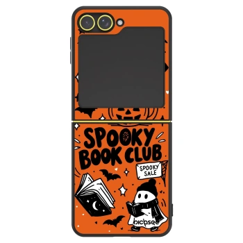 Szilikon tok erre a típusra Samsung Galaxy Z Flip6 5G - Spooky book club
