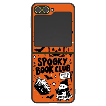 Szilikon tok erre a típusra Samsung Galaxy Z Flip5 5G - Spooky book club