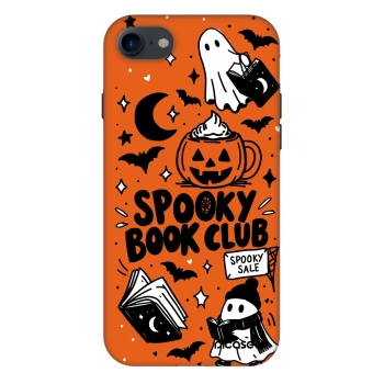 Szilikon tok erre a típusra Apple iPhone SE 2020 - Spooky book club