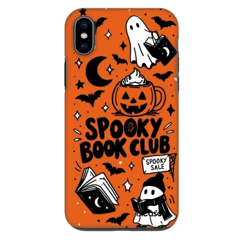 Szilikon tok erre a típusra Apple iPhone XS Max - Spooky book club
