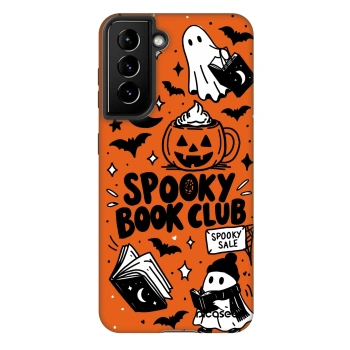 Szilikon tok erre a típusra Samsung Galaxy S22 5G - Spooky book club