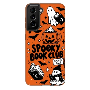 Szilikon tok erre a típusra Samsung Galaxy S21 FE 5G - Spooky book club