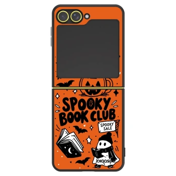 Szilikon tok erre a típusra Samsung Galaxy Z Flip7 FE 5G - Spooky book club