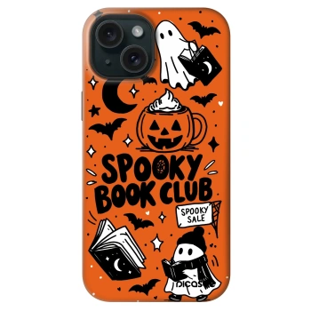 Szilikon tok erre a típusra Apple iPhone 14 - Spooky book club