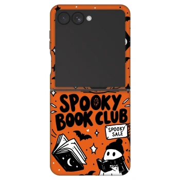 Szilikon tok erre a típusra Samsung Galaxy Z Flip7 5G - Spooky book club