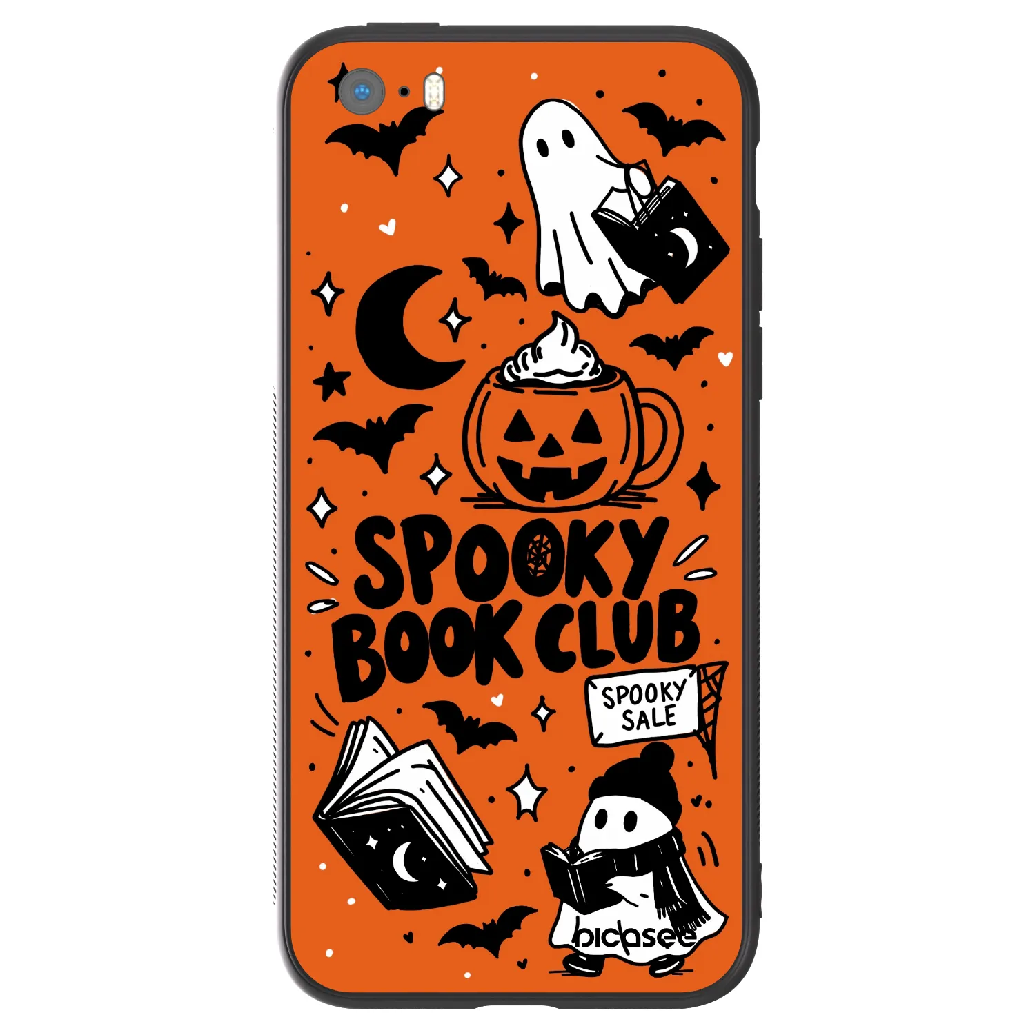 Picasee ULTIMATE CASE Apple iPhone 5/5S/SE - készülékre - Spooky book club