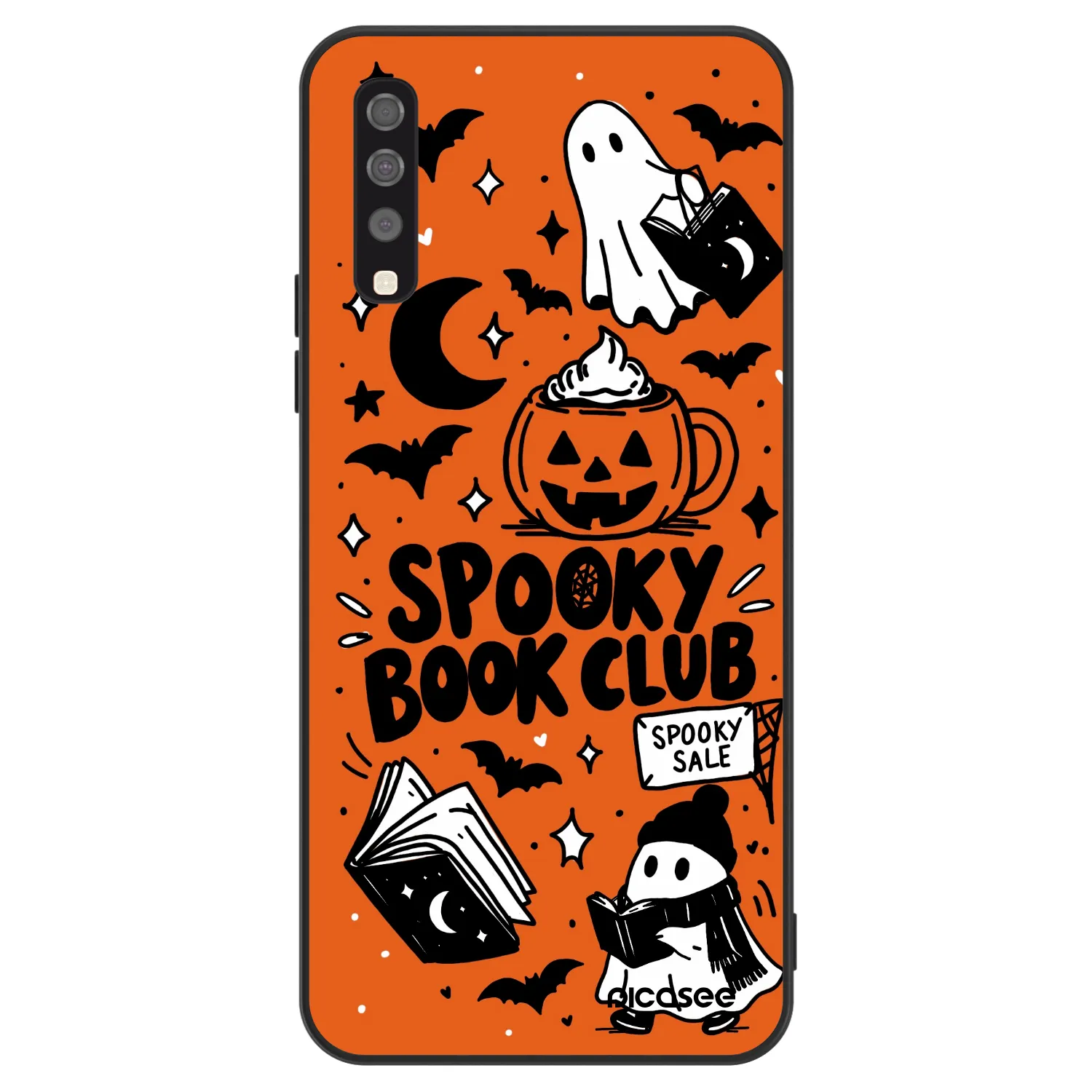 Picasee ULTIMATE CASE Samsung Galaxy A70 A705F - készülékre - Spooky book club