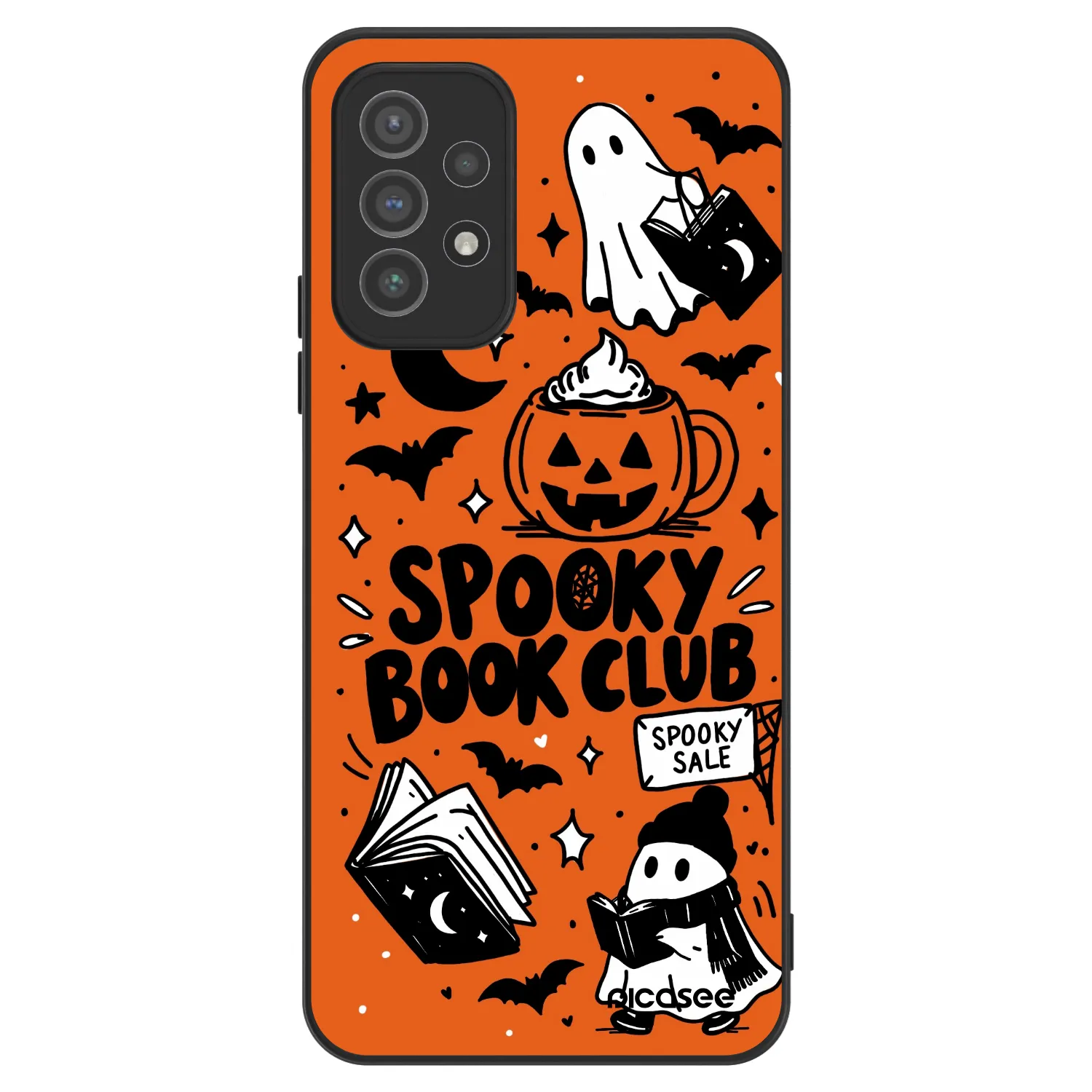Picasee ULTIMATE CASE Samsung Galaxy A72 A725F - készülékre - Spooky book club