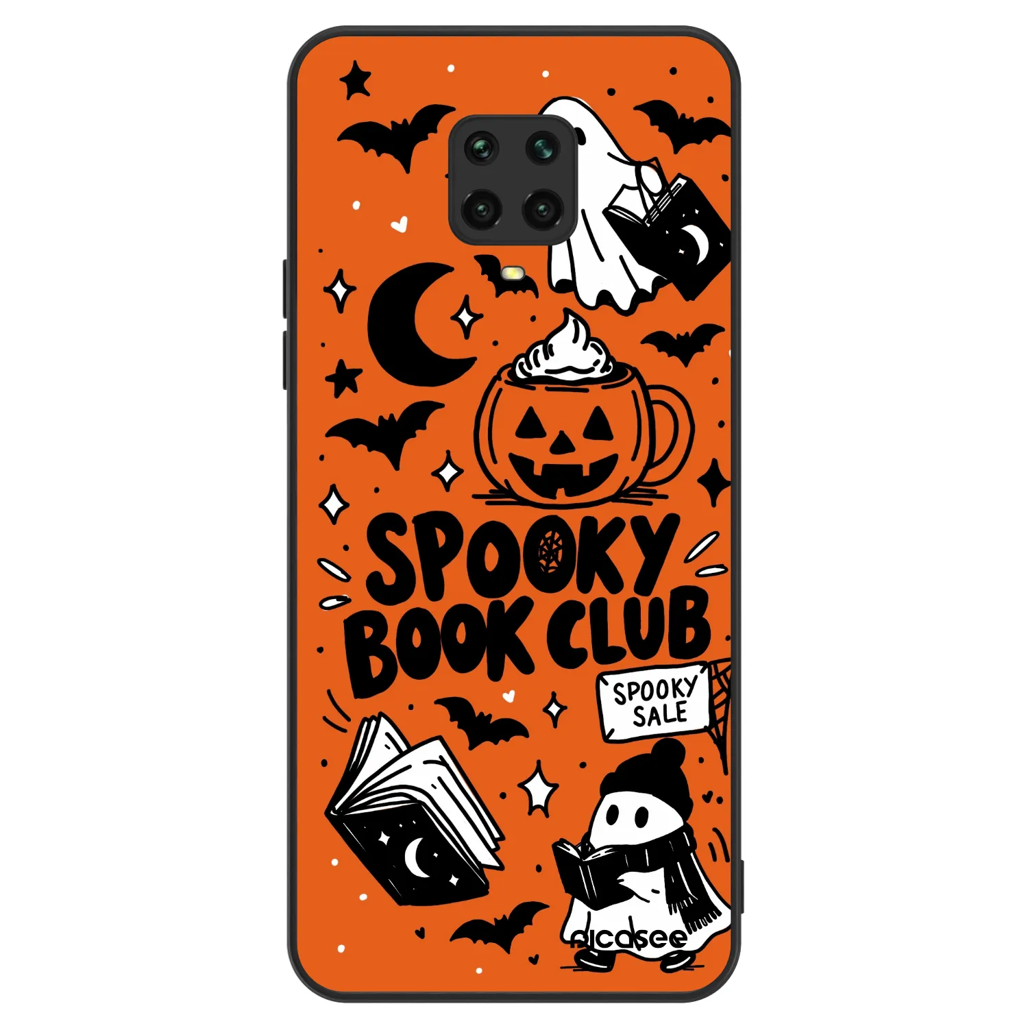 Picasee ULTIMATE CASE Xiaomi Redmi Note 9S - készülékre - Spooky book club