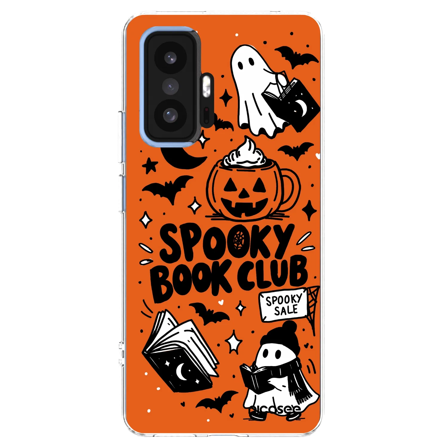 Picasee átlátszó szilikon tok az alábbi mobiltelefonokra Xiaomi 11T Pro - Spooky book club