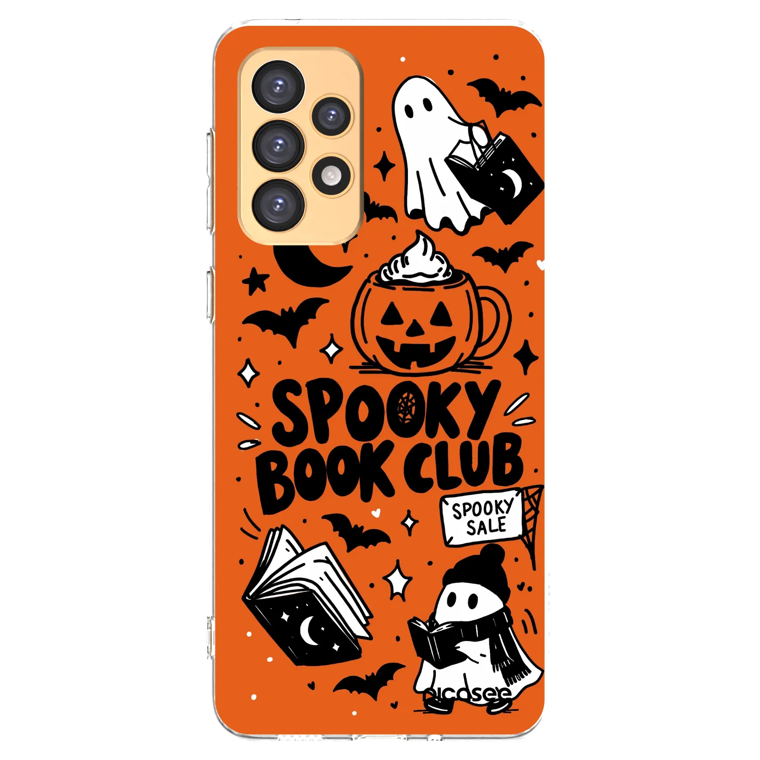 Picasee átlátszó szilikon tok az alábbi mobiltelefonokra Samsung Galaxy A33 5G A336 - Spooky book club