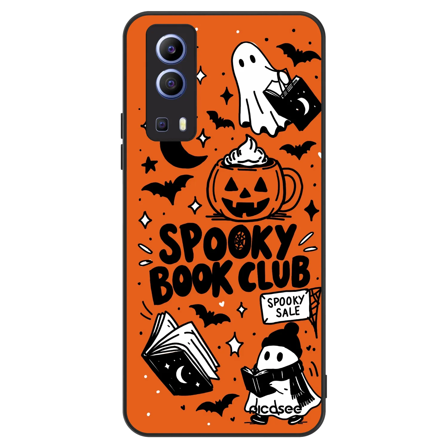 Picasee ULTIMATE CASE Vivo Y52 5G - készülékre - Spooky book club