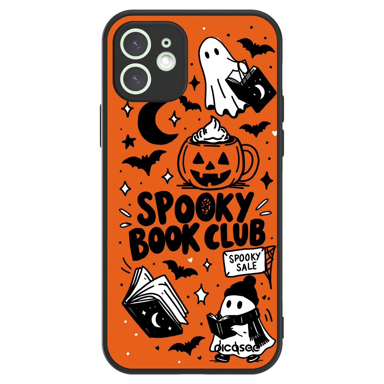 Picasee ULTIMATE CASE MagSafe Apple iPhone 12 - készülékre - Spooky book club