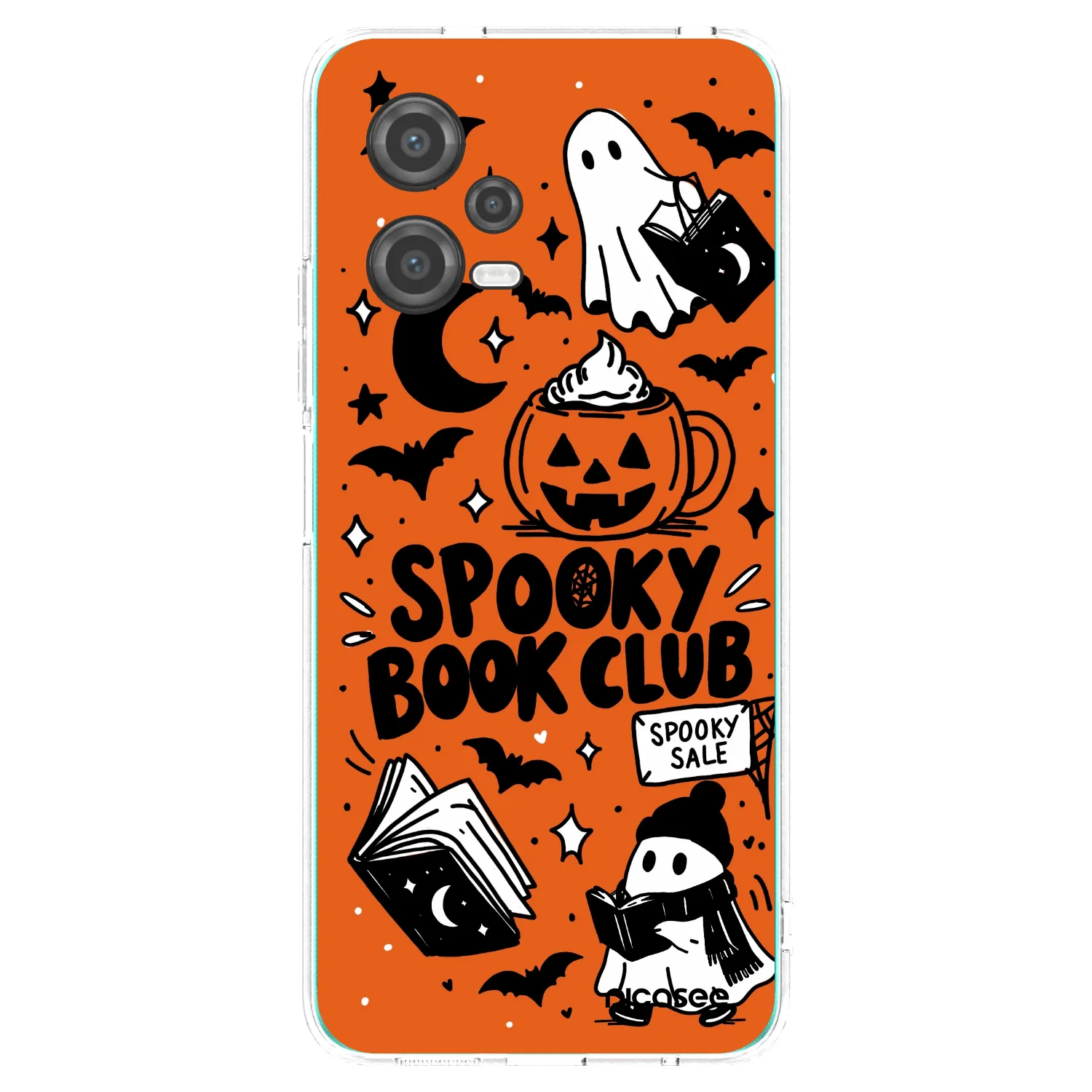 Picasee átlátszó szilikon tok az alábbi mobiltelefonokra Xiaomi Poco X5 - Spooky book club