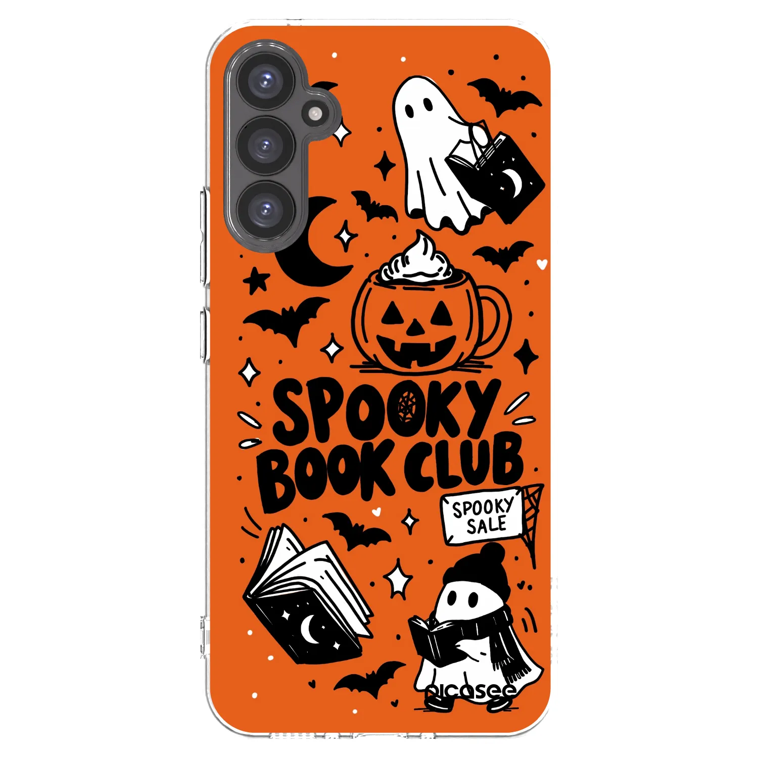 Picasee átlátszó szilikon tok az alábbi mobiltelefonokra Samsung Galaxy A34 5G A346B - Spooky book club