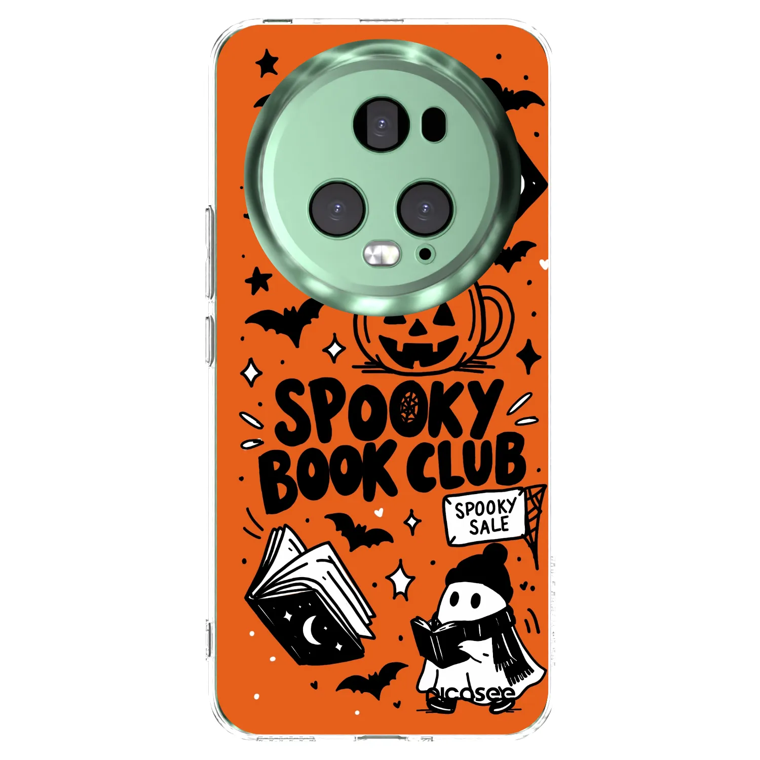 Picasee átlátszó szilikon tok az alábbi mobiltelefonokra Honor Magic5 Pro - Spooky book club