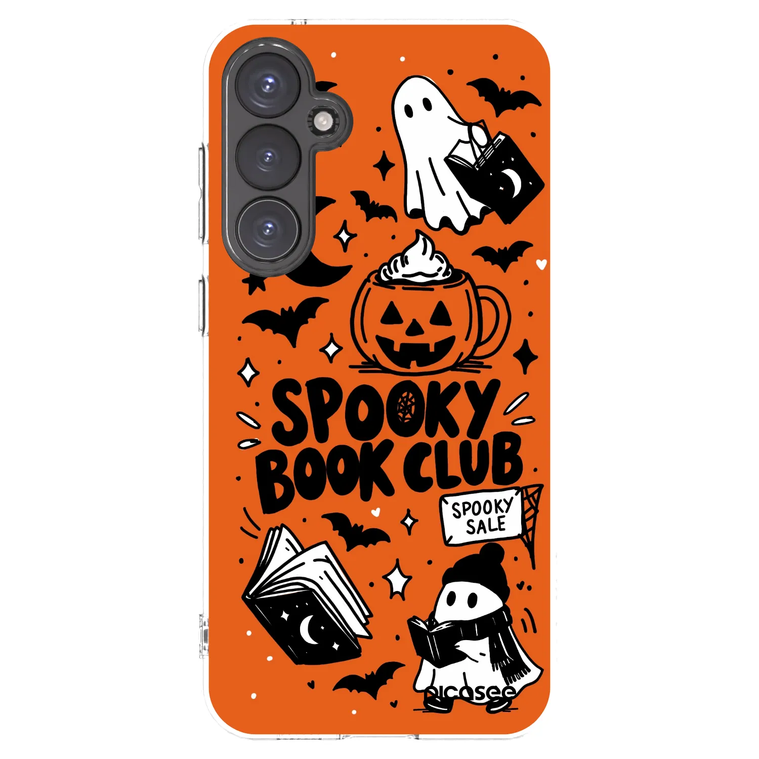 Picasee átlátszó szilikon tok az alábbi mobiltelefonokra Samsung Galaxy S23 FE S711B - Spooky book club