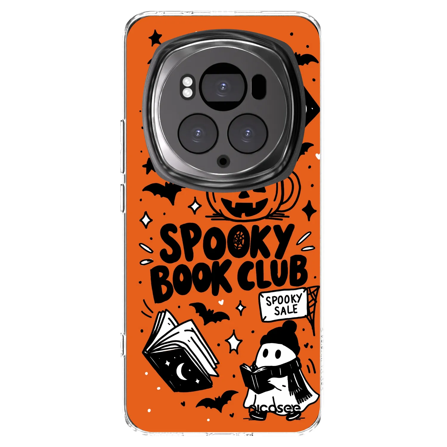 Picasee átlátszó szilikon tok az alábbi mobiltelefonokra Honor Magic6 Pro - Spooky book club