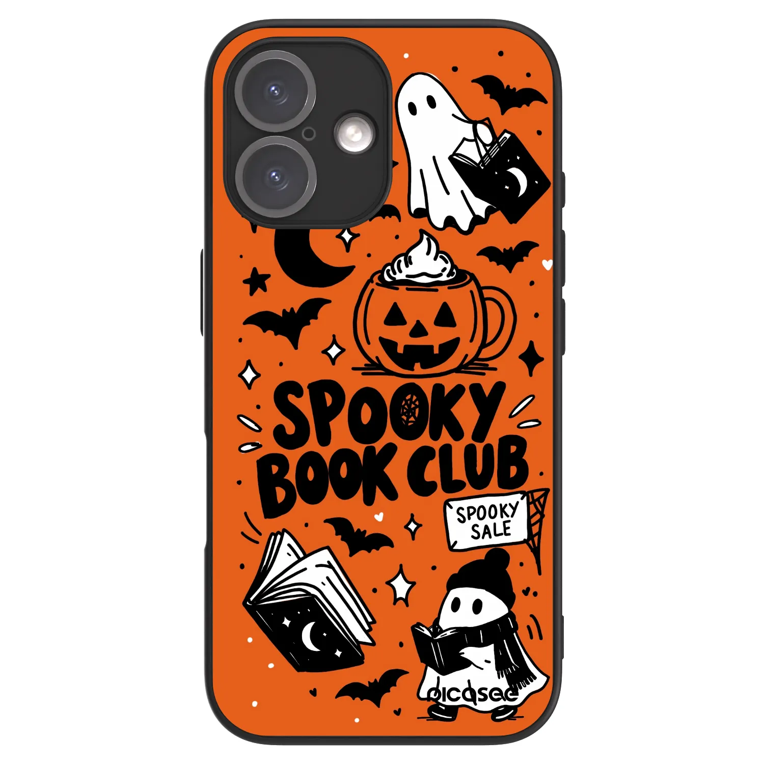 Picasee ULTIMATE CASE Apple iPhone 16 - készülékre - Spooky book club