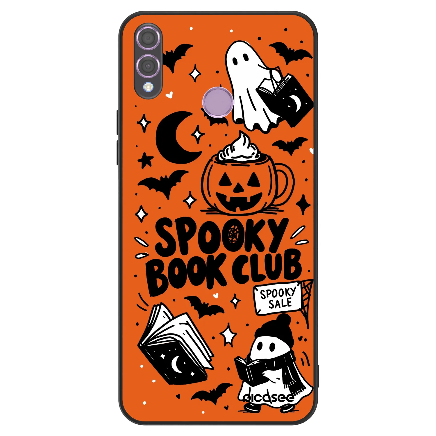 Picasee ULTIMATE CASE Honor 8X - készülékre - Spooky book club