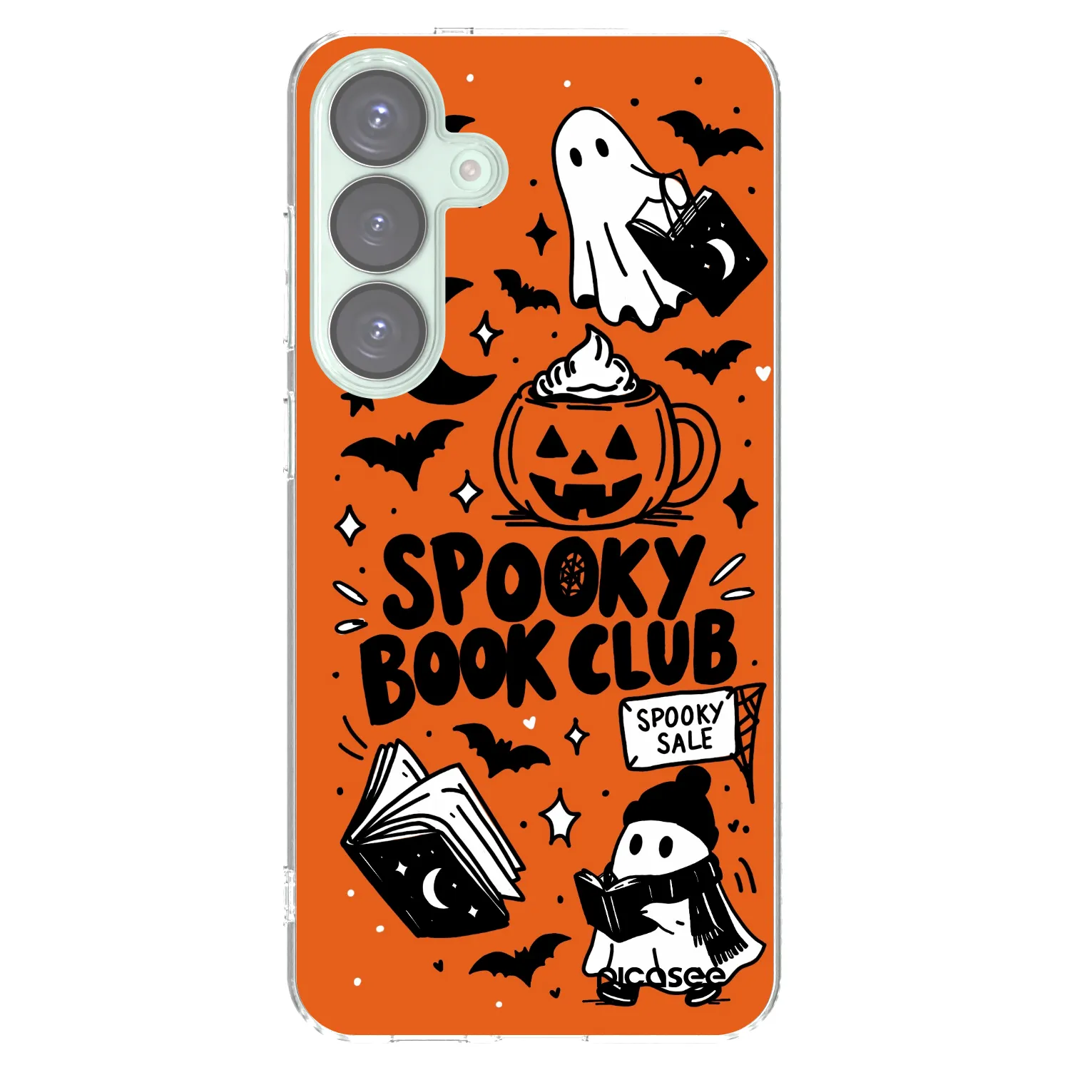 Picasee átlátszó szilikon tok az alábbi mobiltelefonokra Samsung Galaxy S25+ 5G - Spooky book club