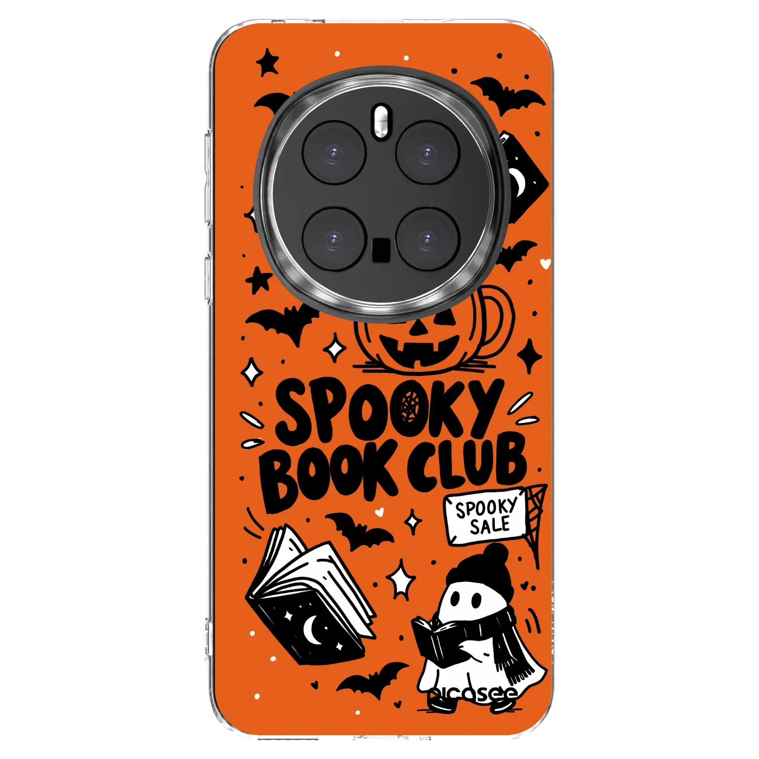 Picasee átlátszó szilikon tok az alábbi mobiltelefonokra Honor Magic7 Pro 5G - Spooky book club