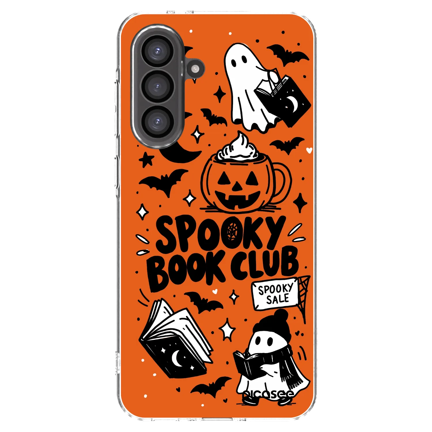 Picasee átlátszó szilikon tok az alábbi mobiltelefonokra Samsung Galaxy A36 5G - Spooky book club