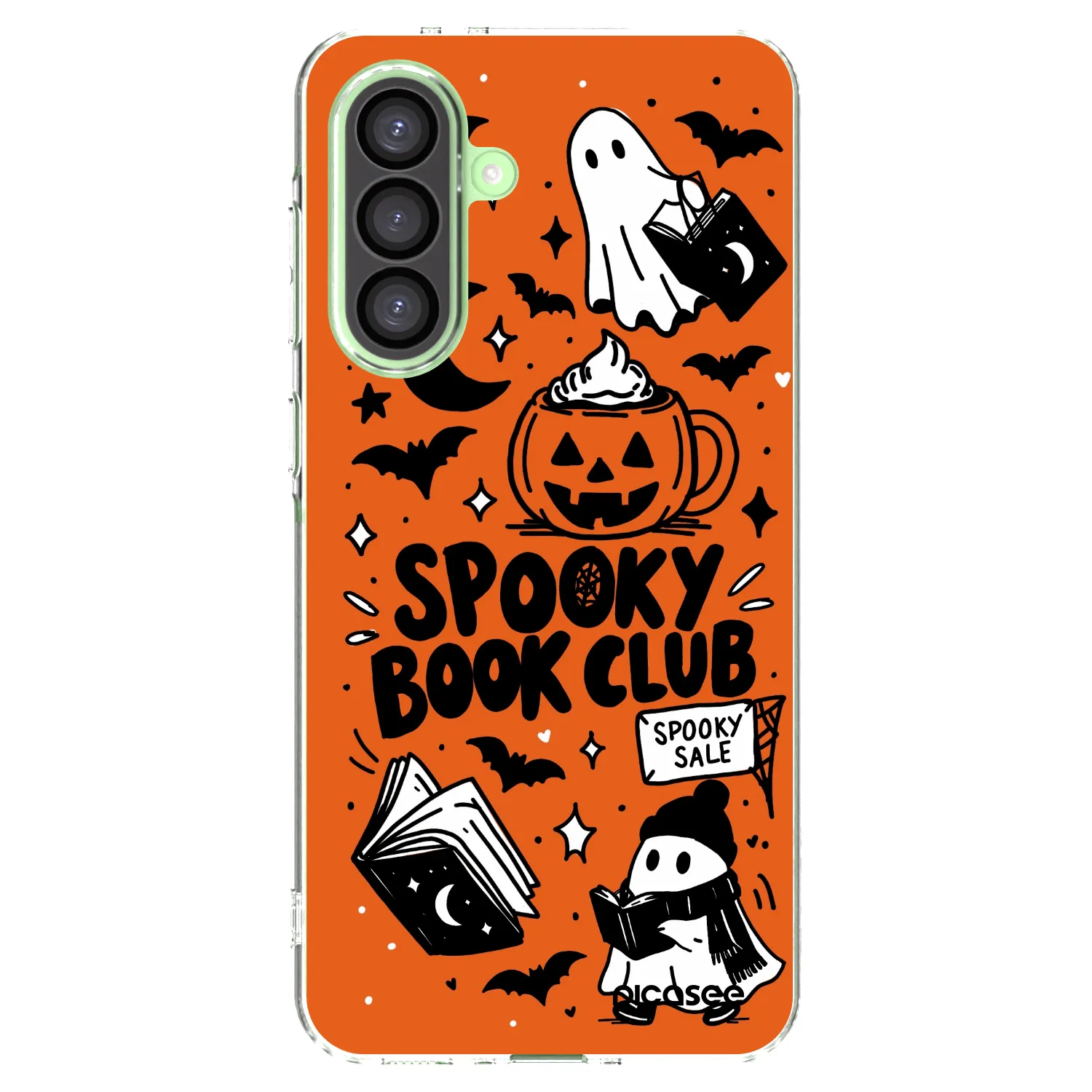 Picasee átlátszó szilikon tok az alábbi mobiltelefonokra Samsung Galaxy A26 5G A266B - Spooky book club