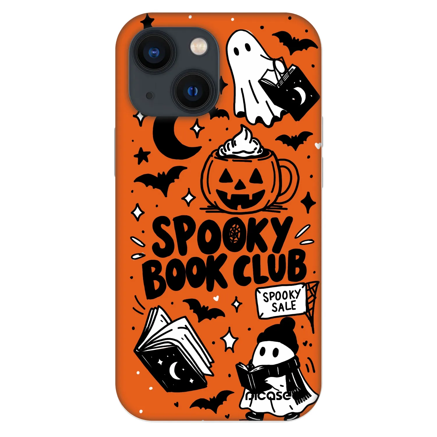 Picasee Fashion Case Apple iPhone 13 mini - Spooky book club