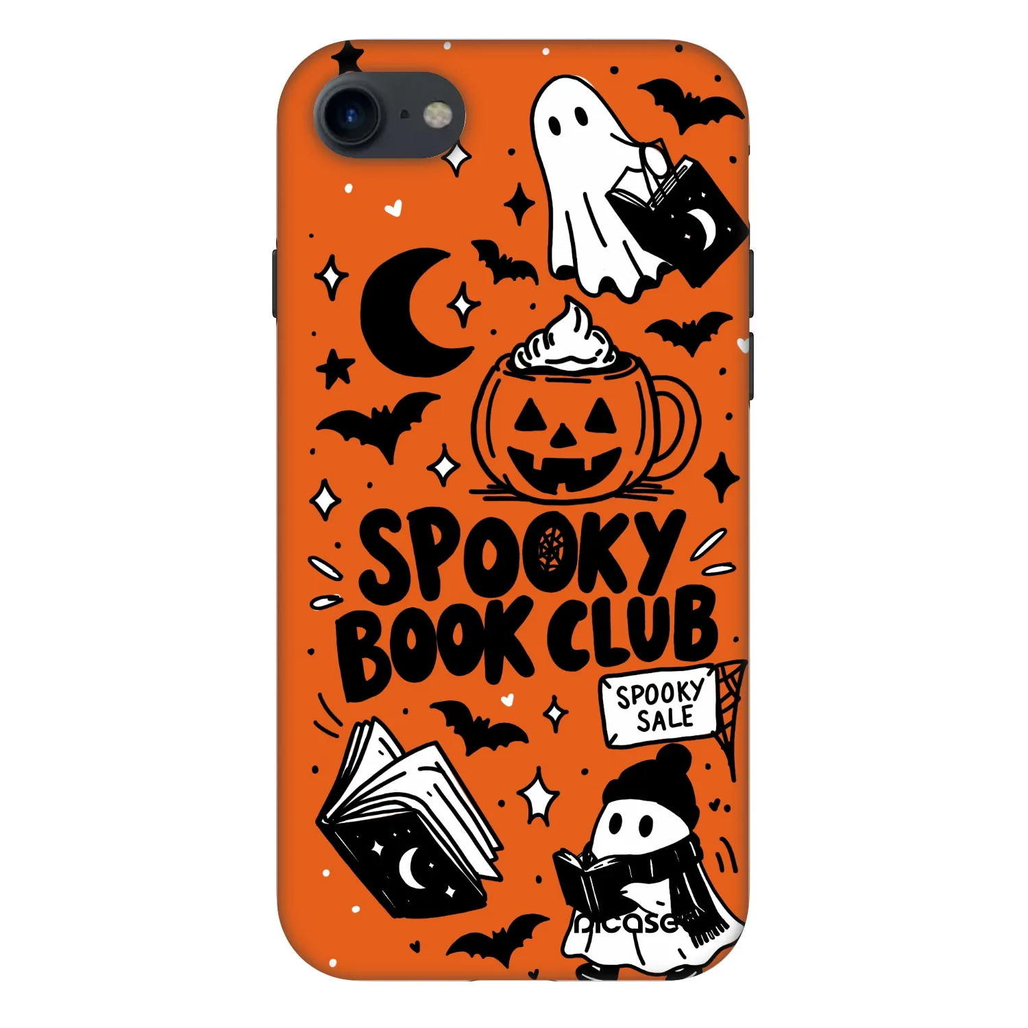 Picasee Fashion Case Apple iPhone 8 - Spooky book club