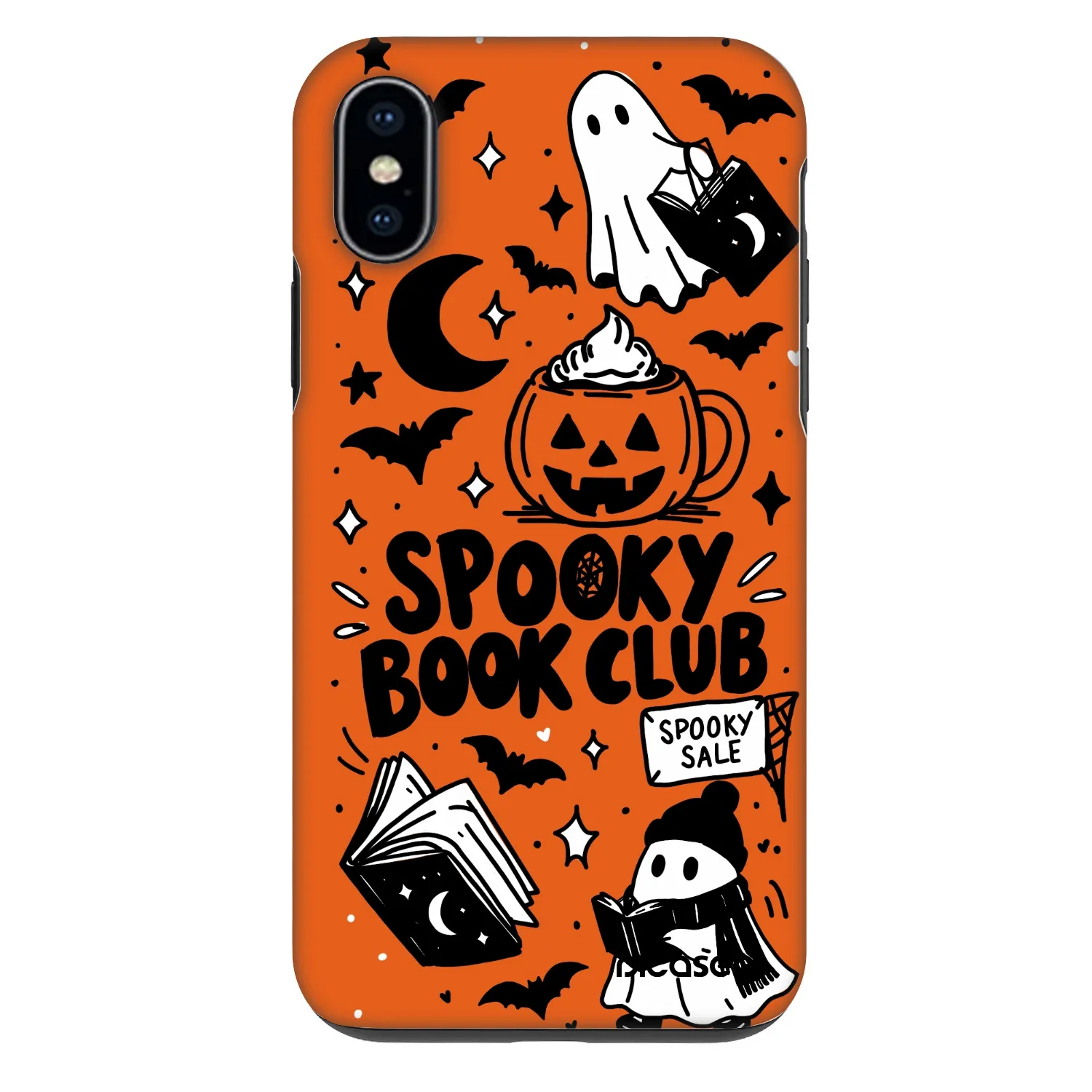 Picasee Fashion Case Apple iPhone X/XS - Spooky book club