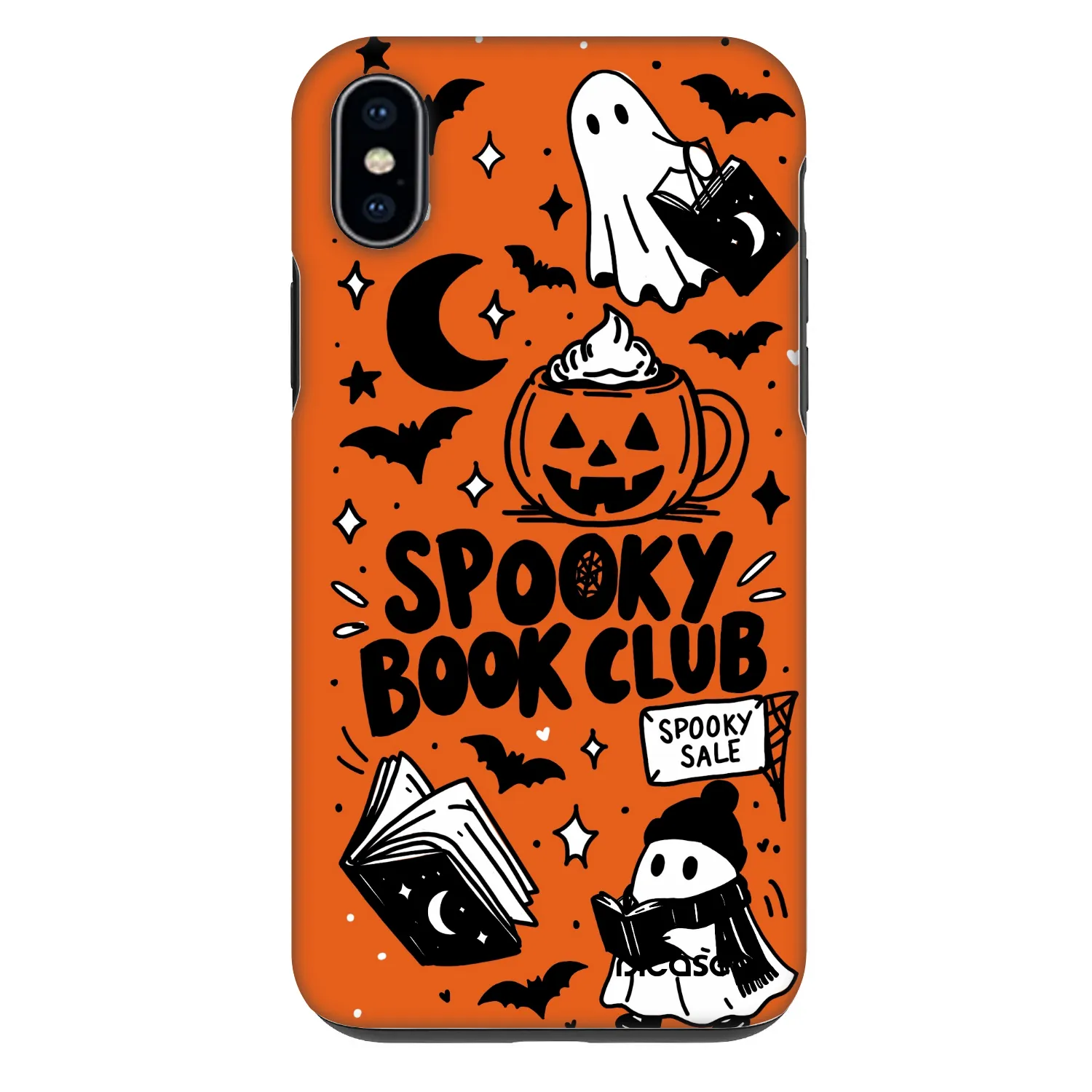 Picasee Fashion Case Apple iPhone XS Max - Spooky book club